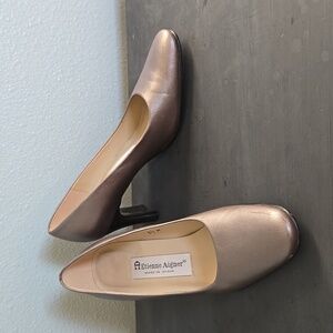 ETIENNE AIGNER Taylor Women's Chunky Heel Pumps Classics Shoes 7.5M Spain